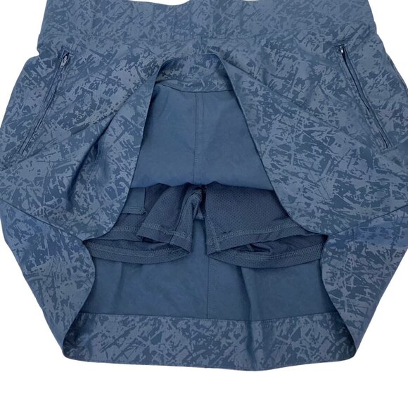 Orvis Blue Skirt Large Outdoor Preppy Boho Casual Resortwear Coastal - Picture 3 of 5